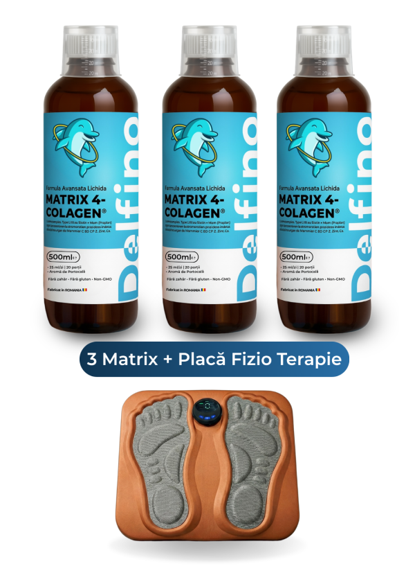 Pachet Neuropatie Diabetică — Matrix 4 Colagen Lichid Delfino — pentru articulații care te dor de ani