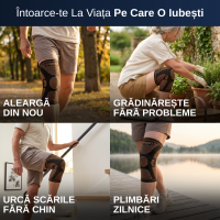 Genunchieră cu Fir de Cupru Delfino — susținere pentru genunchi — imaginea 6