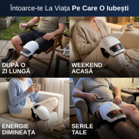 Gonartron Delfino — masaj pentru genunchi cu căldură și vibrații — imaginea 6